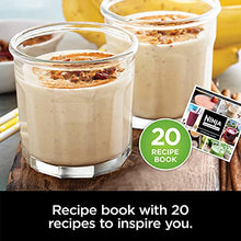 Load image into Gallery viewer, Ninja BN301 Nutri-Blender Plus Compact Personal Blender, 900-Peak-Watt Motor, Frozen Drinks, Smoothies, Sauces & More, (3) 20 oz. To-Go Cups, (2) Spout-Lids (1) Storage-Lid, Dishwasher Safe, Silver