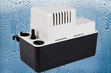 Load image into Gallery viewer, Little Giant VCMA-15ULS 115 Volt, 65 GPH, 1/50 HP Automatic Condensate Removal Pump with Safety Switch, White/Black, 554405
