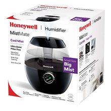 Load image into Gallery viewer, Honeywell HUL520B Mistmate Cool Mist Humidifier Black With Easy Fill Tank & Auto Shut-Off, For Small Room, Bedroom, Baby Room, Office