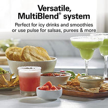 Load image into Gallery viewer, Hamilton Beach Stay or Go Blender with 32oz Jar, 8oz Grinder for Nuts & Spices, and 2 Portable Cups with Drinking Lids for Shakes and Smoothies, BPA Free, Black and Silver (52400)