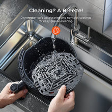 Load image into Gallery viewer, Dreo Air Fryer - 100℉ to 450℉, 4 Quart Hot Oven Cooker with 50 Recipes, 9 Cooking Functions on Easy Touch Screen, Preheat, Shake Reminder, 9-in-1 Digital Airfryer, Black, 4L (DR-KAF002)