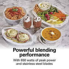 Load image into Gallery viewer, Hamilton Beach Stay or Go Blender with 32oz Jar, 8oz Grinder for Nuts & Spices, and 2 Portable Cups with Drinking Lids for Shakes and Smoothies, BPA Free, Black and Silver (52400)