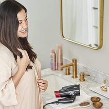 Load image into Gallery viewer, Panasonic nanoe Compact Hair Dryer for Healthy-Looking Hair, 1400W Portable Hair Dryer with Folding Handling and QuickDry Nozzle for Fast Drying – EH-NA27-K (Black/Pink)