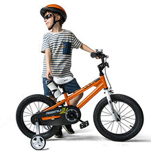 Load image into Gallery viewer, Royalbaby Kids Bikes 12" 14" 16" 18" Avaliable, BMX Freestyle Bikes, Boys Bikes, Girls Bikes, Best Gifts for Kids. (Orange, 12 inch)