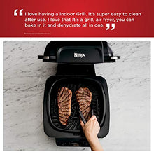 Load image into Gallery viewer, Ninja AG301 Foodi 5-in-1 Indoor Grill with Air Fry, Roast, Bake & Dehydrate, Black/Silver