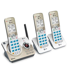 Load image into Gallery viewer, AT&T DL72319 DECT 6.0 3-Handset Cordless Phone for Home with Connect to Cell, Call Blocking, 1.8" Backlit Screen, Big Buttons, intercom, and Unsurpassed Range