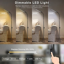 Load image into Gallery viewer, EBEST Led Floor Lamp for Eyelash Extensions Craft Task Lamps Floor Standing Light Adjustable Gooseneck Dimmable lash Light LED Lamp for Eyelash Facial Spa Salon Makeup