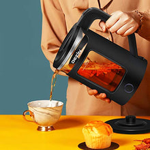 Load image into Gallery viewer, Dezin Electric Kettle with Keep Warm Function, Window-Glass Double Wall Design Electric Tea Kettle, Bicolor LED, 1.5L Hot Water Kettle with Auto Shut-Off and Boil Dry Protection Tech for Coffee, Tea