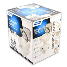 Load image into Gallery viewer, Camco 41541 Portable Travel Toilet-Designed for Camping, RV, Boating and Other Recreational Activities - 5.3 Gallon , White