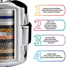 Load image into Gallery viewer, Aqua Earth 15 Stage Shower Filter with Vitamin C Shower Filters for Hard Water Unique Coconut Shell Activated Carbon Technology | Best Removes Chlorine Fluoride Heavy Metals & Other Sediments