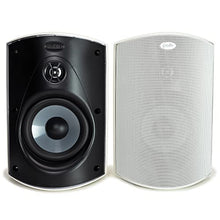 Load image into Gallery viewer, Polk Audio Atrium 5 Outdoor Speakers with Powerful Bass (Pair, White), All-Weather Durability, Broad Sound Coverage, Speed-Lock Mounting System