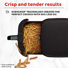 Load image into Gallery viewer, Instant Vortex 5.7 Quart Air Fryer, Customizable Smart Cooking Programs, Digital Touchscreen, Grill Plate and Skewer Set, Black