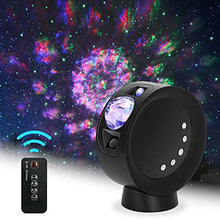 Load image into Gallery viewer, LitEnergy LED Sky Projector Light, Galaxy Lighting, Nebula Star Night Lamp with Base and Remote Control for Gaming Room, Home Theater, Bedroom , or Mood Ambiance (Black)