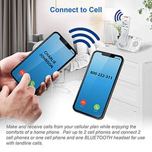 Load image into Gallery viewer, VTech VS112-27 DECT 6.0 Bluetooth 2 Handset Cordless Phone for Home with Answering Machine, Call Blocking, Caller ID, Intercom and Connect to Cell (Silver & White)