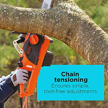 Load image into Gallery viewer, BLACK+DECKER Electric Chainsaw, 18-Inch, 15-Amp, Corded (CS1518)