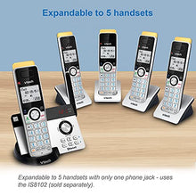 Load image into Gallery viewer, VTECH IS8121-2 Super Long Range up to 2300 Feet DECT 6.0 Bluetooth 2 Handset Cordless Phone for Home with Answering Machine, Call Blocking, Connect to Cell, Intercom and Expandable to 5 Handsets