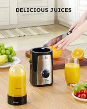 Load image into Gallery viewer, Sangcon 5 in 1 Blender and Food Processor Combo for Kitchen, Small Electric Food Chopper for Meat and Vegetable, 350W High Speed Blenders with 2 Speeds and Pulse for Smoothies and Shakes