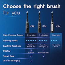 Load image into Gallery viewer, Oral-B iO Series 4 Electric Toothbrush with (1) Brush Head, Rechargeable, Icy Blue