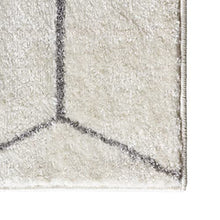 Load image into Gallery viewer, Unique Loom Trellis Frieze Collection Area Rug-Modern Morroccan Inspired Geometric Lattice Design, 6 x 9 ft, Ivory/Gray
