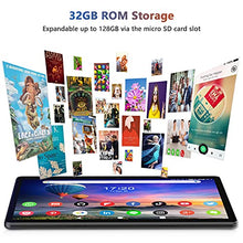 Load image into Gallery viewer, Tablet 10 inch Android 10 Tablet 2021 Latest Update Octa-Core Processor with 32GB Storage, Dual 13MP+5MP Camera, WiFi, Bluetooth, GPS, 128GB Expand Support, IPS Full HD Display (Black)