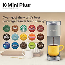 Load image into Gallery viewer, Keurig K-Mini Plus Coffee Maker, Single Serve K-Cup Pod Coffee Brewer, Comes With 6 to 12 Oz. Brew Size, K-Cup Pod Storage, and Travel Mug Friendly, Studio Gray