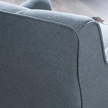 Load image into Gallery viewer, Christopher Knight Home Felicity Mid-Century Fabric Arm Chair, Charcoal