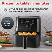 Load image into Gallery viewer, Instant Vortex 5.7 Quart Air Fryer, Customizable Smart Cooking Programs, Digital Touchscreen, Grill Plate and Skewer Set, Black
