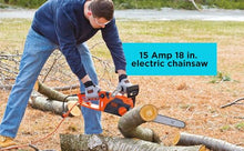 Load image into Gallery viewer, BLACK+DECKER Electric Chainsaw, 18-Inch, 15-Amp, Corded (CS1518)