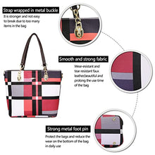 Load image into Gallery viewer, 2E-youth Designer Purses and Handbags for Women Satchel Shoulder Bag Tote Top Handle Bag (2D-gezi6-red)