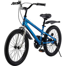 Load image into Gallery viewer, RoyalBaby Kids Bike Boys Girls Freestyle BMX Bicycle With Kickstand Gifts for Children Bikes 20 Inch Blue