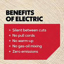 Load image into Gallery viewer, Oregon CS1500 18-inch 15 Amp Self-Sharpening Corded Electric Chainsaw, with Integrated Self-Sharpening System (PowerSharp), 2-Year Warranty, 120V