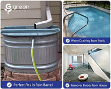 Load image into Gallery viewer, Green Expert 1/3HP Sump Pump Submersible Unique Flow Sensor Switch Last-inch Water Draining Design for Completely Water Removal from Flooded Basement Pools Hot Tub Backyard 25FT Power Cord