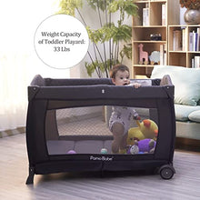 Load image into Gallery viewer, Pamo Babe Deluxe Nursery Center Comfortable Playard for Babies (Grey)