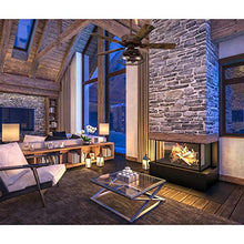 Load image into Gallery viewer, Westinghouse Lighting 7220500 Barnett 48-Inch Barnwood Indoor, Dimmable LED Light Kit with Cage Shade, Remote Control Included Ceiling Fan