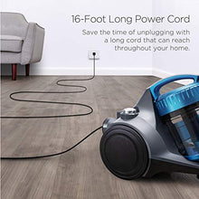 Load image into Gallery viewer, eureka WhirlWind Bagless Canister Vacuum Cleaner, Lightweight Vac for Carpets and Hard Floors, Blue