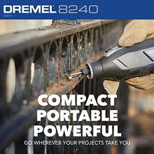 Load image into Gallery viewer, Dremel 8240 12V Cordless Rotary Tool Kit with Variable Speed and Comfort Grip - Includes 2AH Battery Pack, Charger, 5 Accessories & Wrench, Tool Fabric Carry Bag, and Instruction Manual