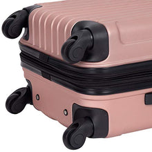 Load image into Gallery viewer, Travelers Club Midtown Hardside 4-Piece Luggage Travel Set, Rose Gold