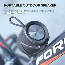 Load image into Gallery viewer, MIATONE Portable Bluetooth Speaker, Wireless IP67 Waterproof Speaker with Subwoofer, 16W Louder Volume, Longer Playtime, Bluetooth 5.0, Dual Pairing, Portable Speaker for Party Beach Camping, Black