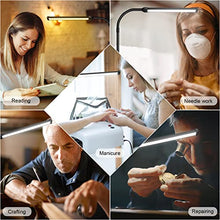 Load image into Gallery viewer, EBEST Led Floor Lamp for Eyelash Extensions Craft Task Lamps Floor Standing Light Adjustable Gooseneck Dimmable lash Light LED Lamp for Eyelash Facial Spa Salon Makeup