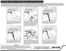 Load image into Gallery viewer, Nelson-Rigg Trails End Adventure Motorcycle Tank Bag, fits Most Honda Yamaha Kawasaki Adventure Bikes
