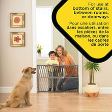 Load image into Gallery viewer, Safety 1st Vintage Wood Baby Gate with Pressure Mount Fastening (Gray)