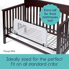 Load image into Gallery viewer, hiccapop Convertible Crib Bed Rail for Toddlers | Crib Rail Guard, Toddler Bed Rail for Crib | Baby Bed Rail Guard with Reinforced Anchor Safety