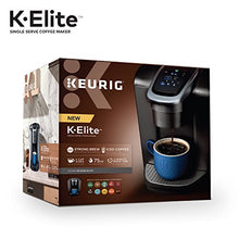 Load image into Gallery viewer, Keurig K-Elite Coffee Maker, Single Serve K-Cup Pod Coffee Brewer, With Iced Coffee Capability, Brushed Slate
