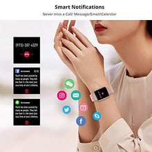 Load image into Gallery viewer, Fitpolo Smart Watch for Android Phones Compatible with iPhone IP68 Swimming Waterproof Smartwatch Fitness Tracker Fitness Watch Heart Rate Monitor Smart Watches for Women (Pink)