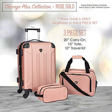Load image into Gallery viewer, Travelers Club Sky+ Luggage Set, Rose Gold, 3 Piece