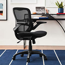 Load image into Gallery viewer, Office Star Mesh Back & Seat, 2-to-1 Synchro & Lumbar Support Managers Chair, Black