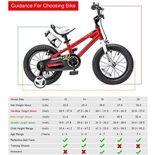 Load image into Gallery viewer, Royalbaby Kids Bikes 12" 14" 16" 18" Avaliable, BMX Freestyle Bikes, Boys Bikes, Girls Bikes, Best Gifts for Kids. (Red, 14 Inch)