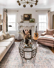 Load image into Gallery viewer, Loloi II Skye Collection SKY-01 Blush / Grey, Traditional 5'-0" x 7'-6" Area Rug