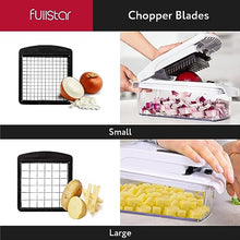 Load image into Gallery viewer, Fullstar Vegetable Chopper - Spiralizer Vegetable Slicer - Onion Chopper with Container - Pro Food Chopper - Slicer Dicer Cutter - (4 in 1, White)
