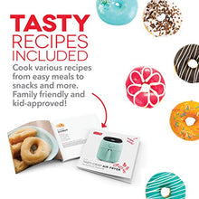 Load image into Gallery viewer, DASH Tasti-Crisp™ Electric Air Fryer Oven Cooker with Temperature Control, Non-Stick Fry Basket, Recipe Guide + Auto Shut Off Feature, 1000-Watt, 2.6Qt, Aqua